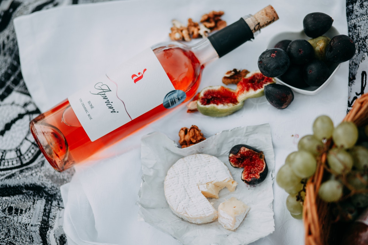 bottiglia di vino, esempio