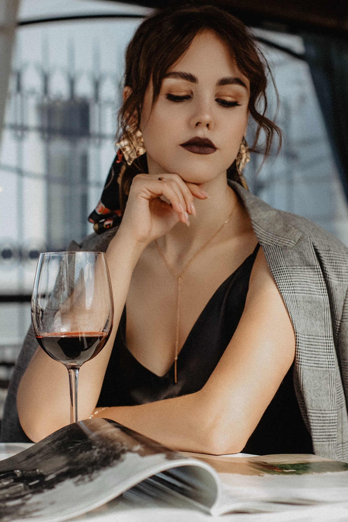 una donna