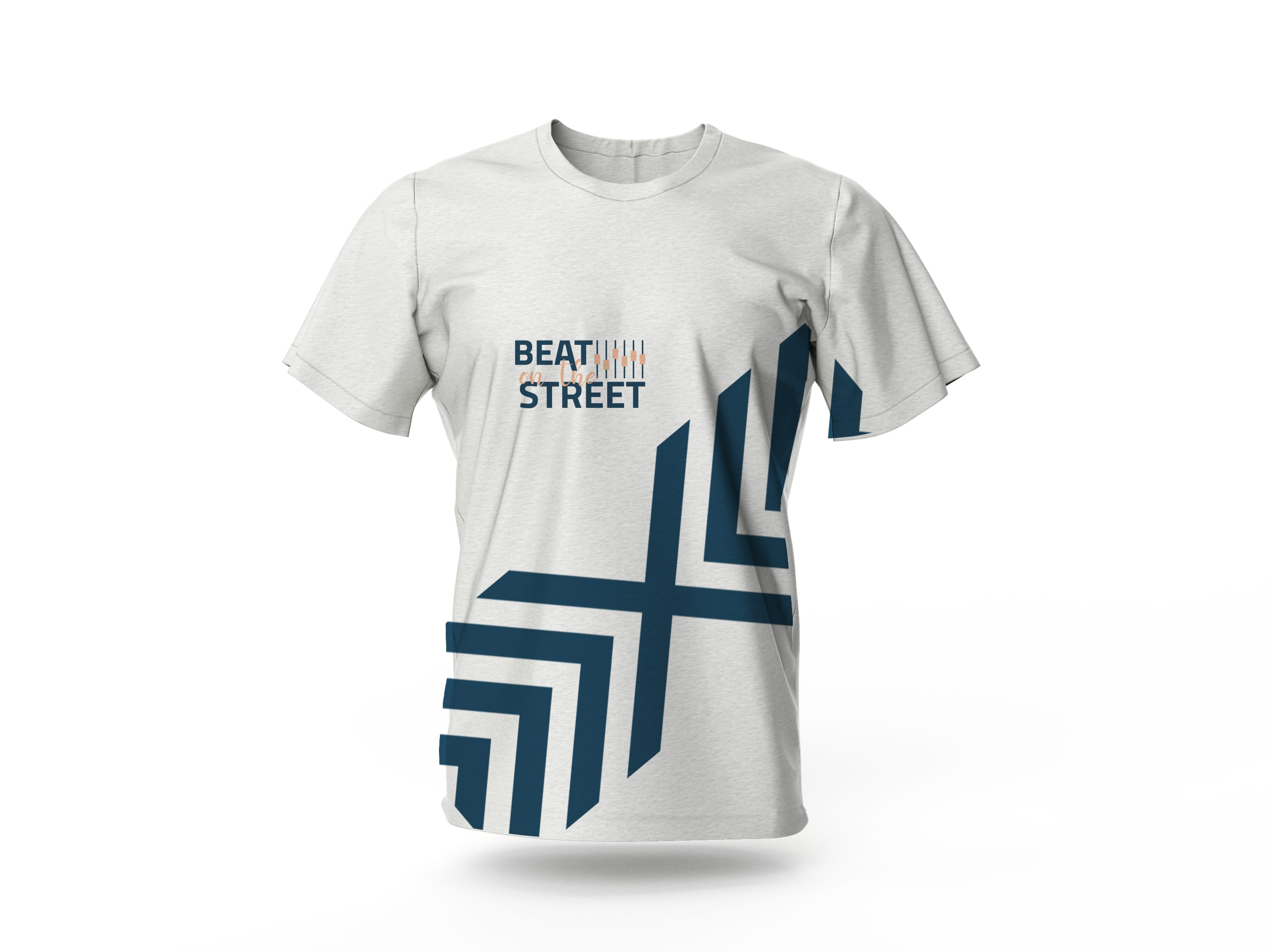 t-shirt beat pn the street