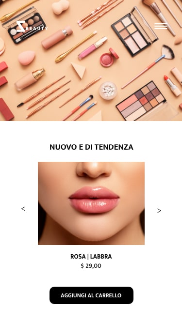 Sito per trucchi versione mobile