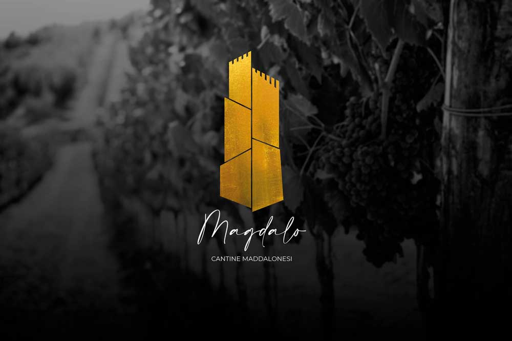 Logo e brand identity di un vino Campano